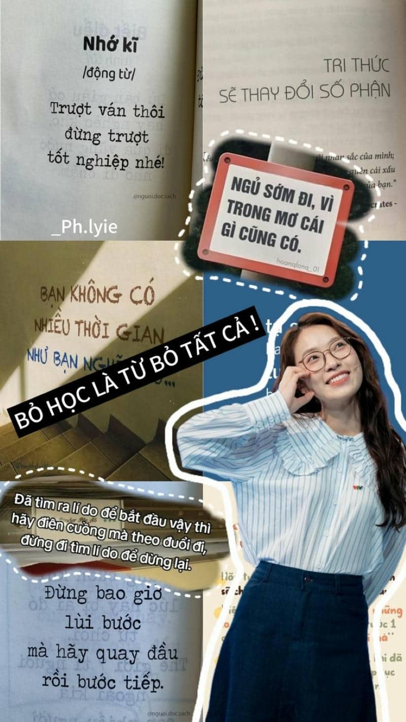 hình ảnh cố gắng học tập