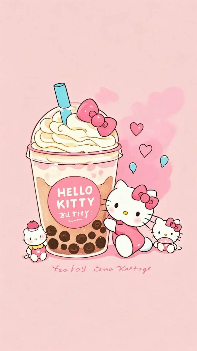 hình ảnh cute trà sữa