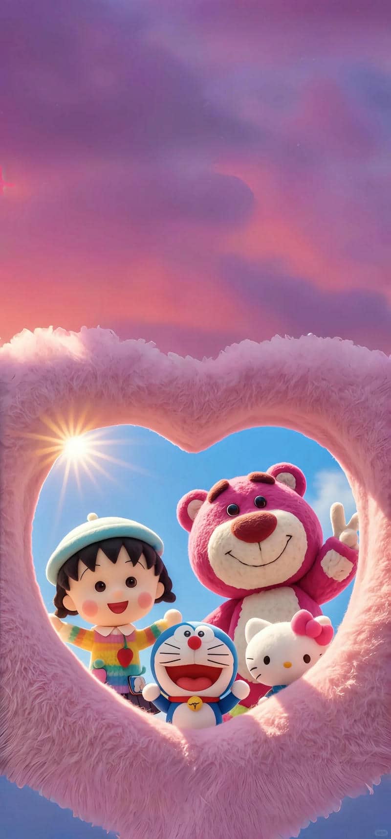 hình ảnh gấu dâu cute