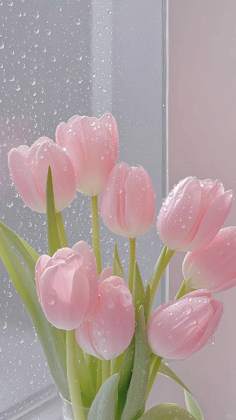 hình ảnh hoa tulip hồng