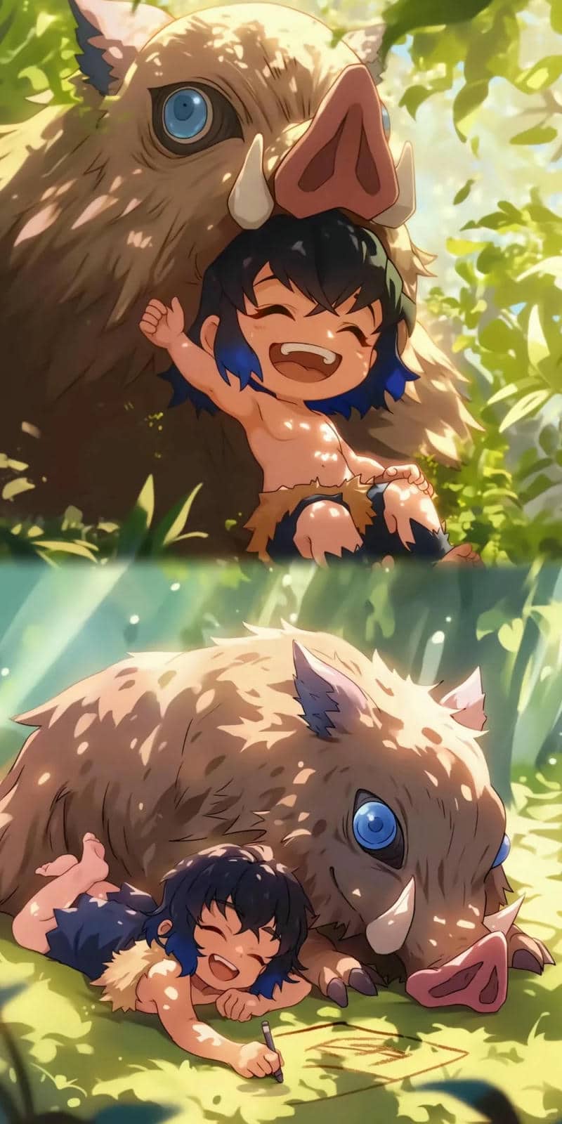 hình ảnh inosuke cute