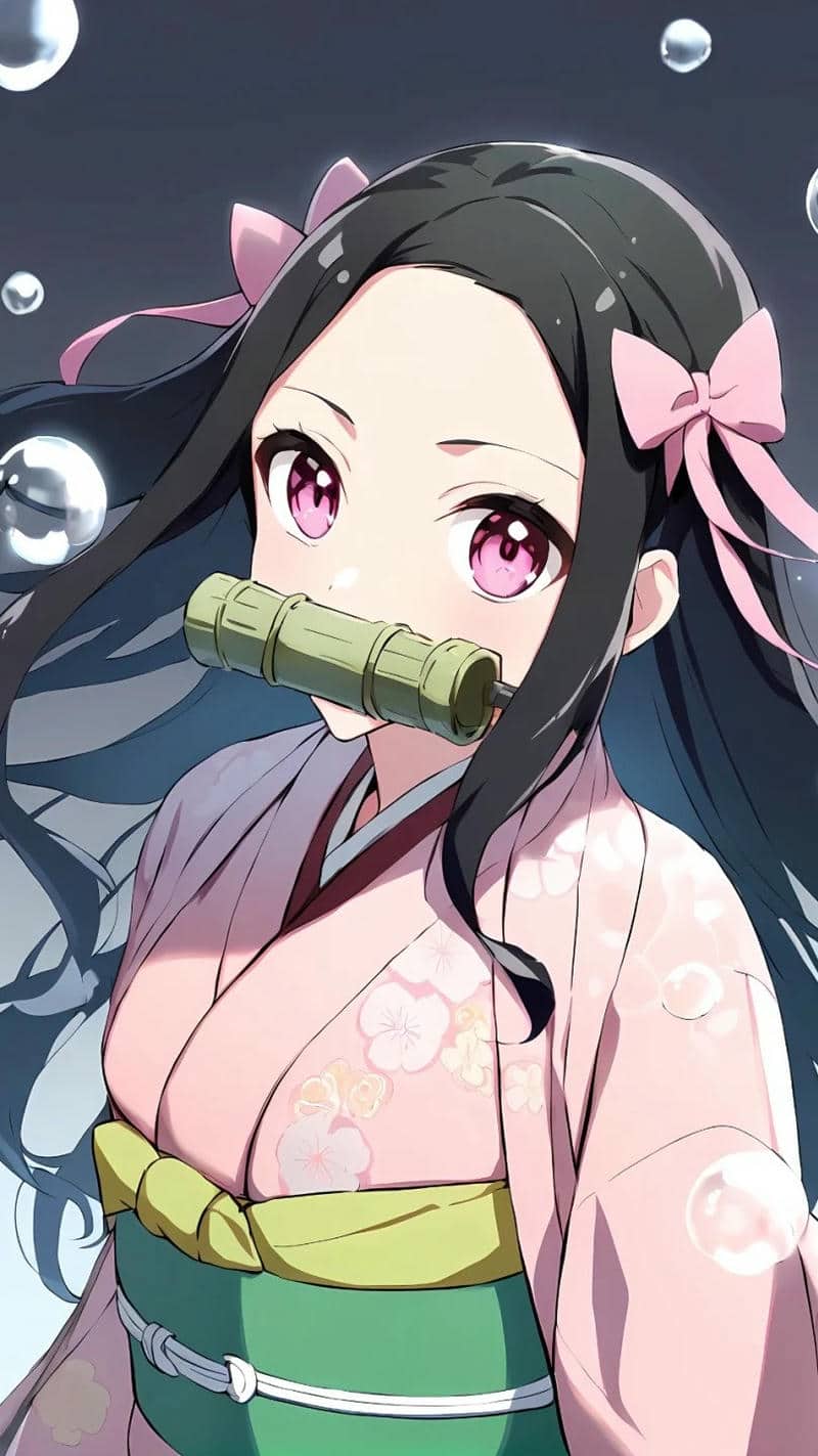 hình ảnh nezuko chibi