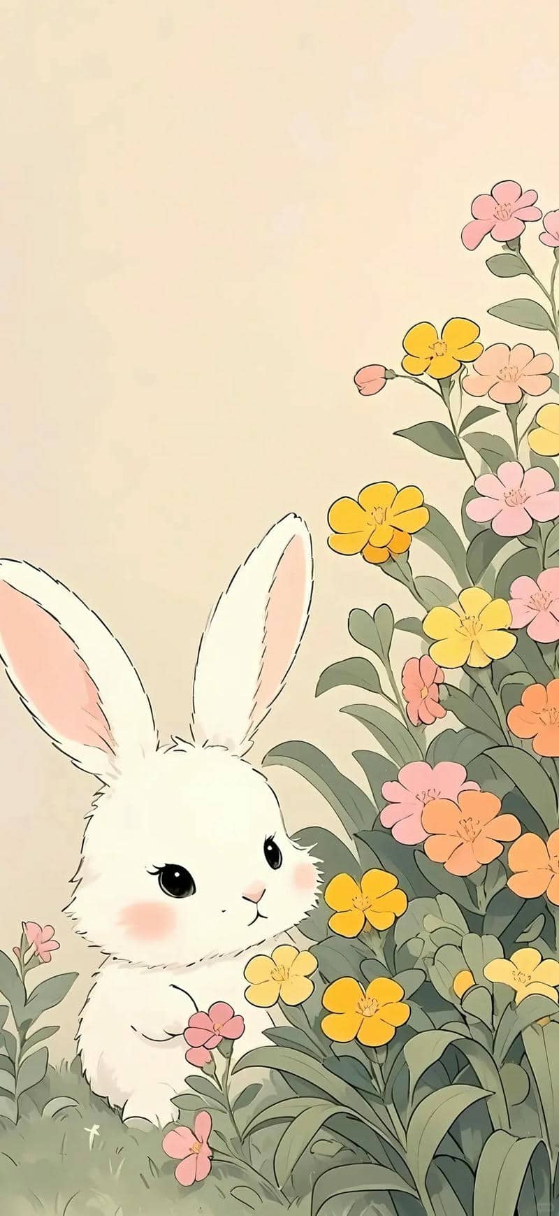 hình ảnh thỏ chibi cute