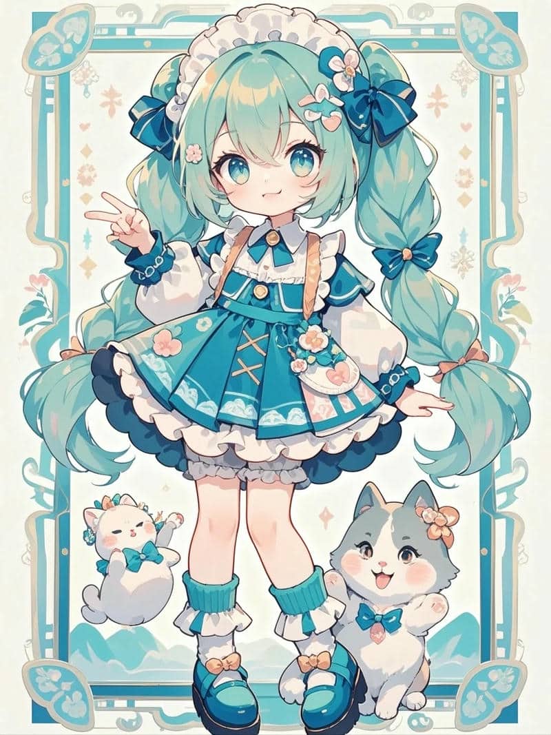 hình anime chibi cute