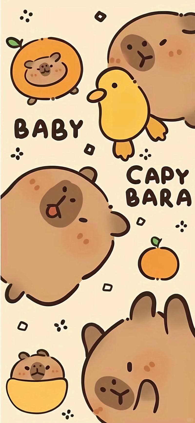 hình capybara cute
