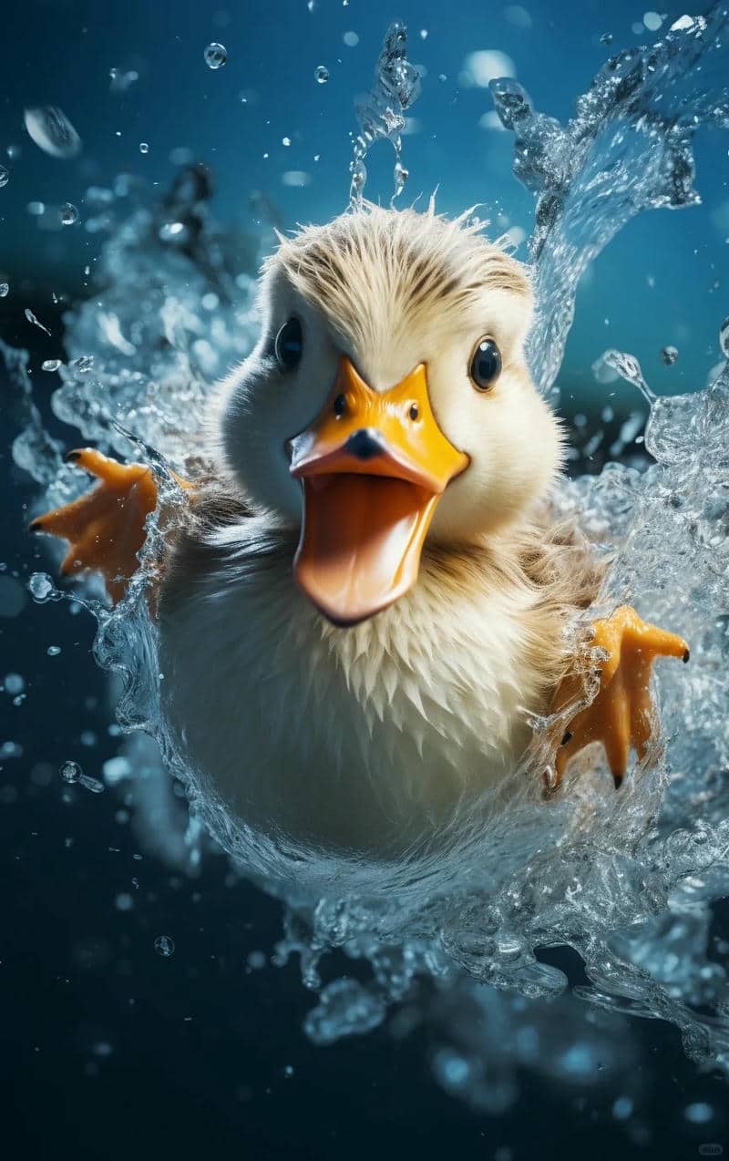hình con vịt cute