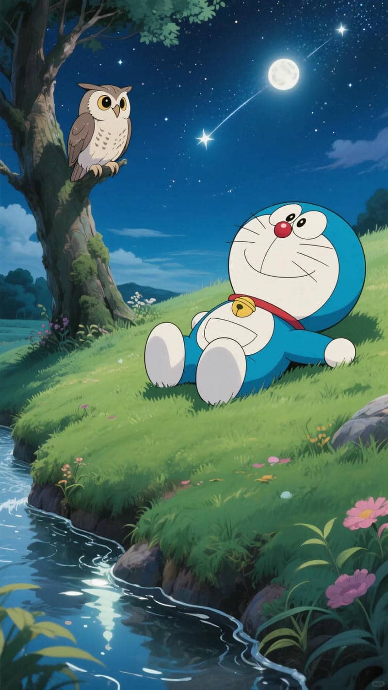 hình doraemon dễ thương