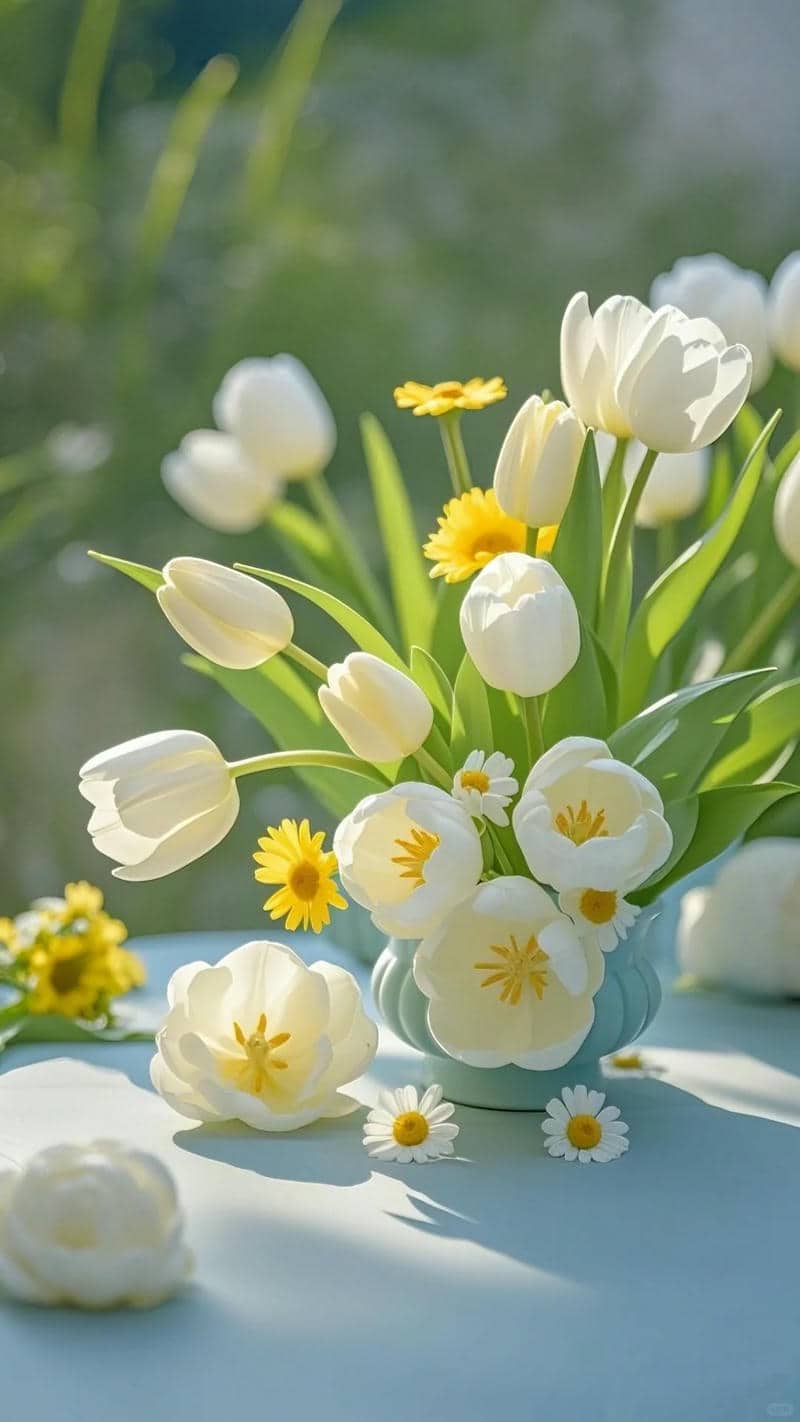 hình hoa tulip cute