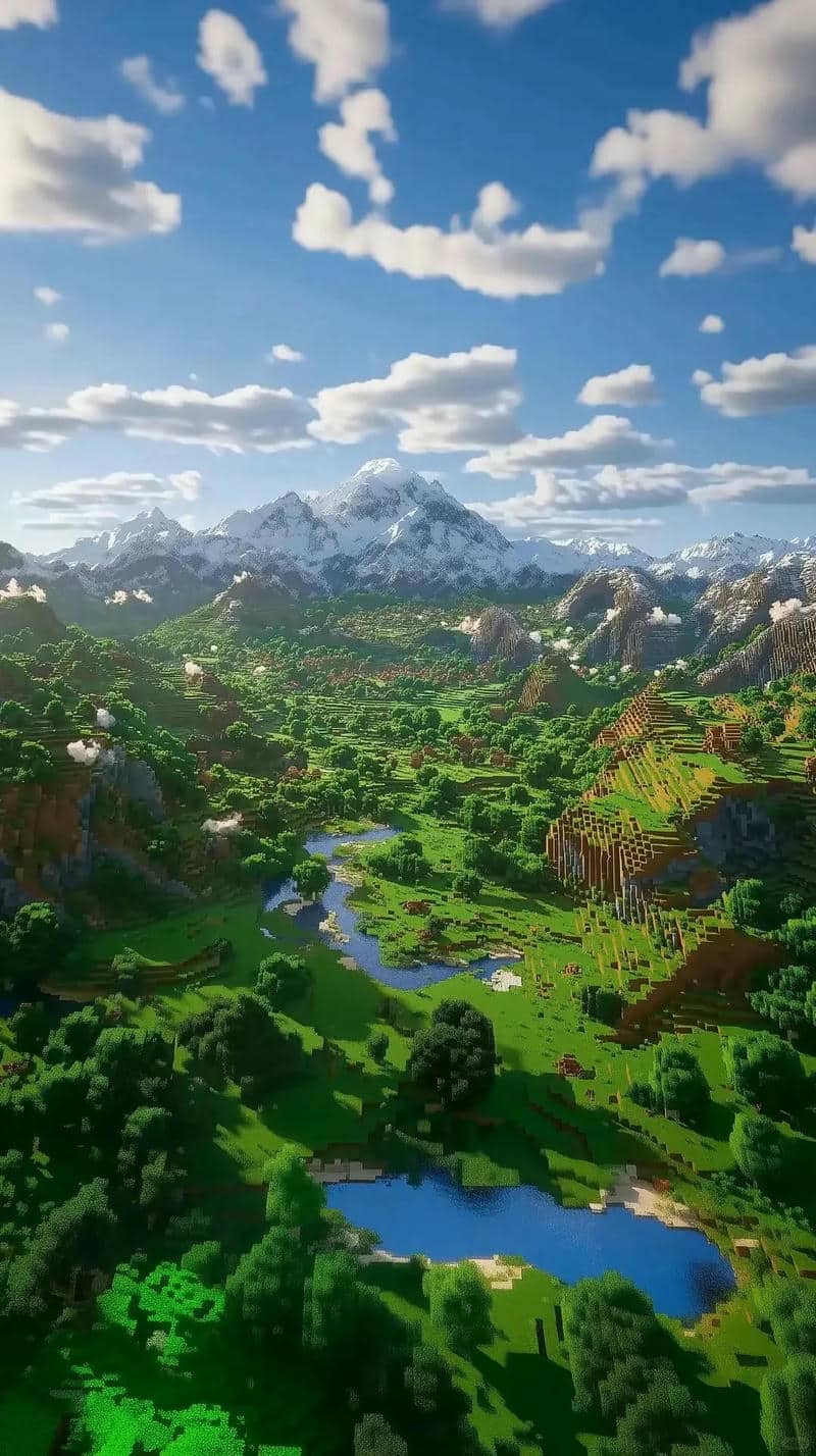 hình minecraft chill