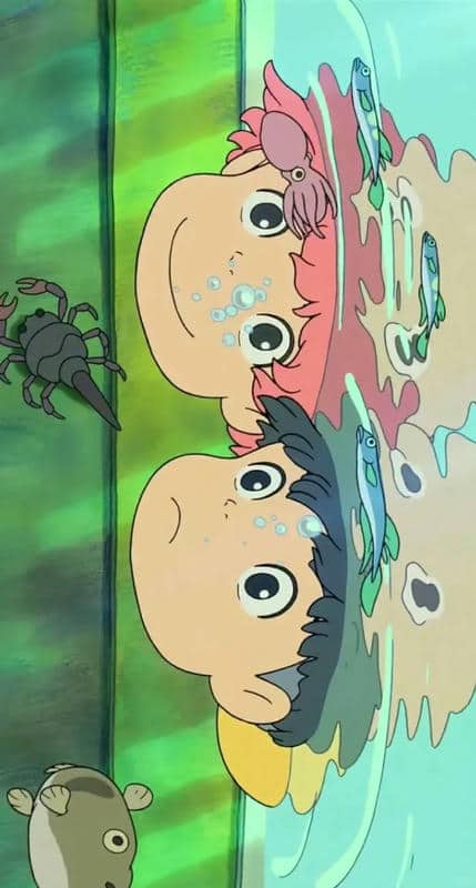 hình nền ảnh người cá ponyo