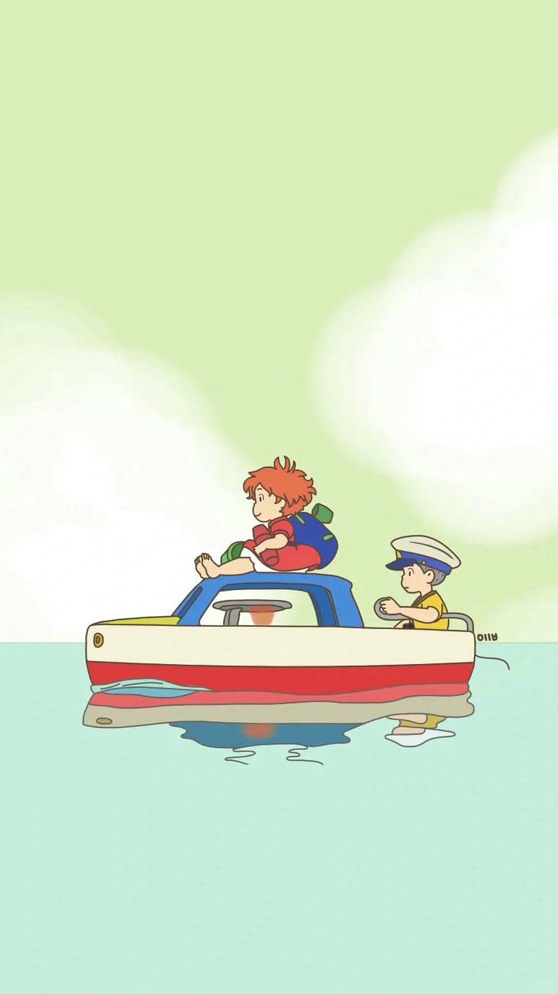 hình nền ảnh ponyo đáng yêu