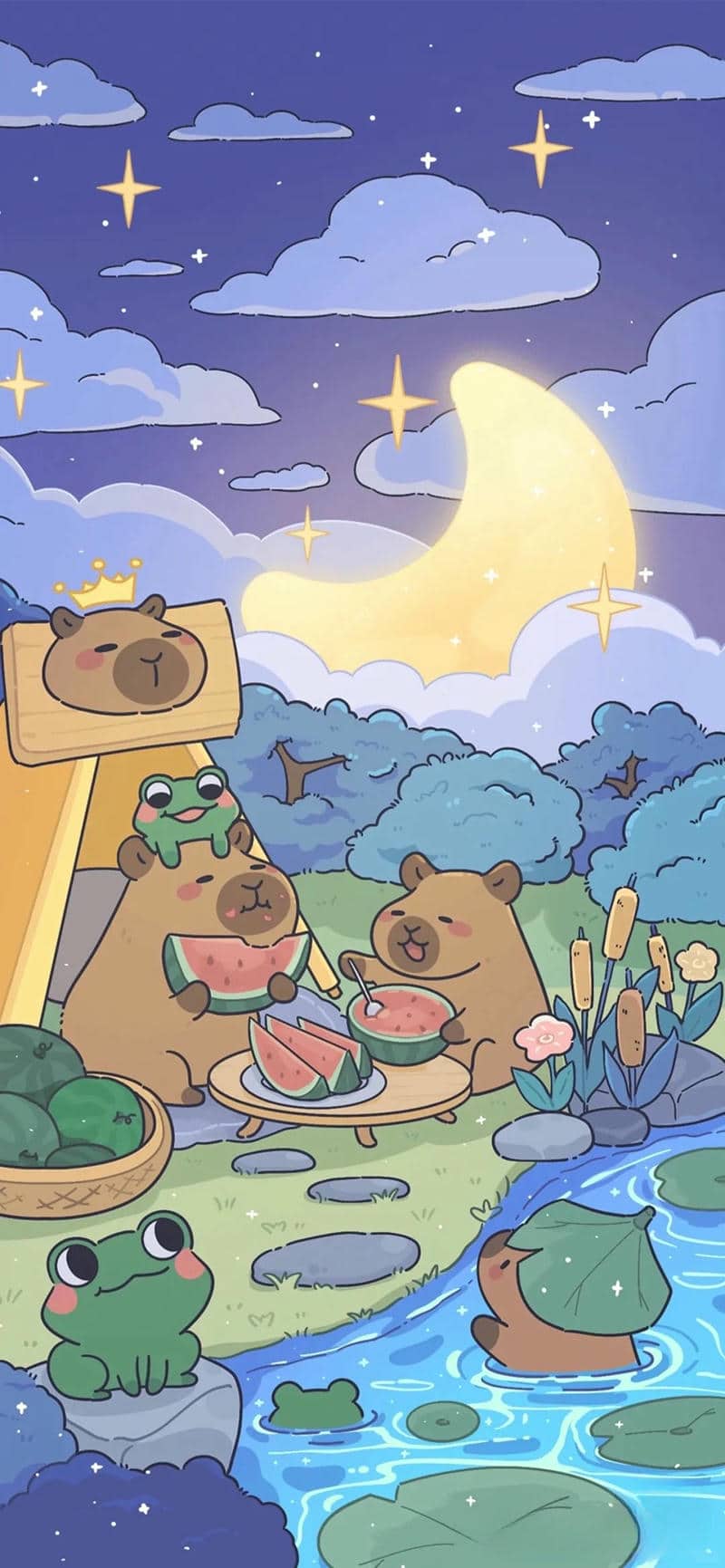 hình nền capybara