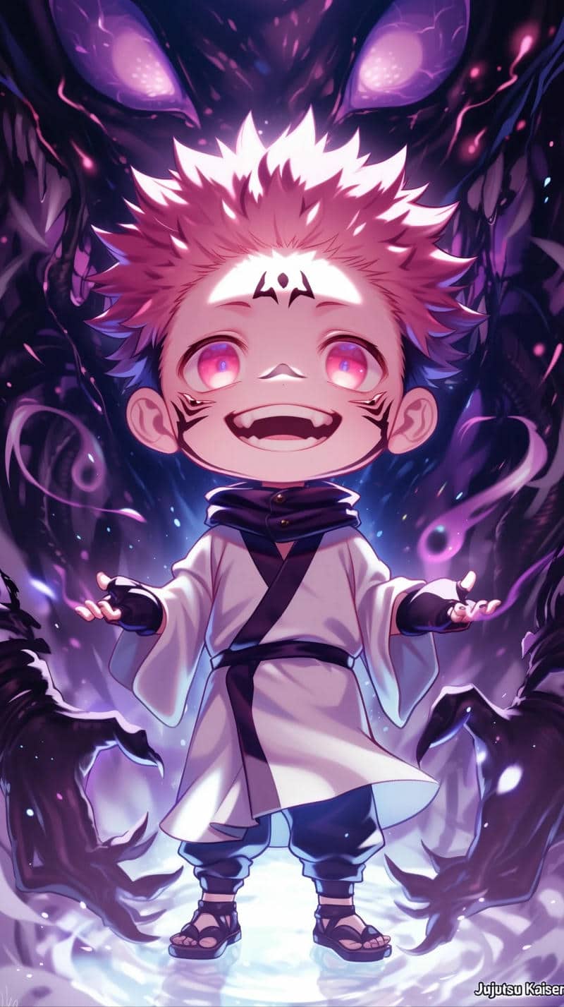 hình nền chibi sukuna