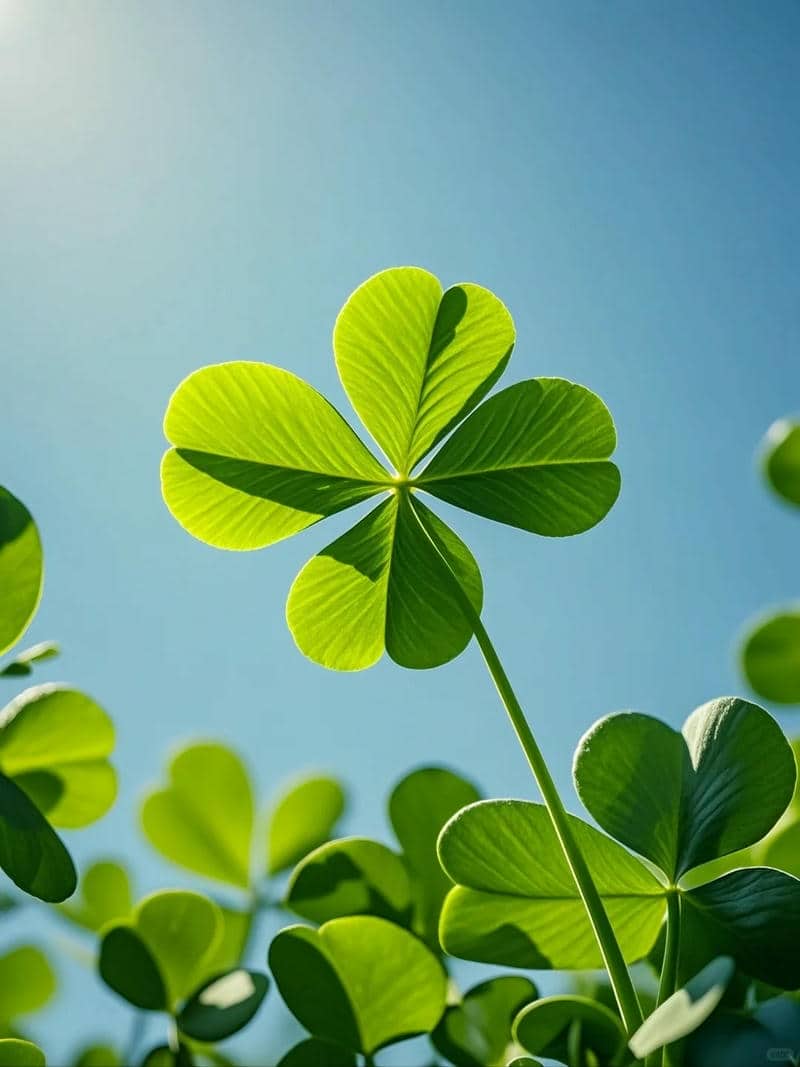 hình nền cỏ 4 la may mắn avatar đẹp