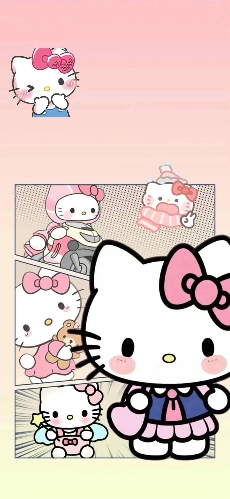 hình nền cute hello kitty