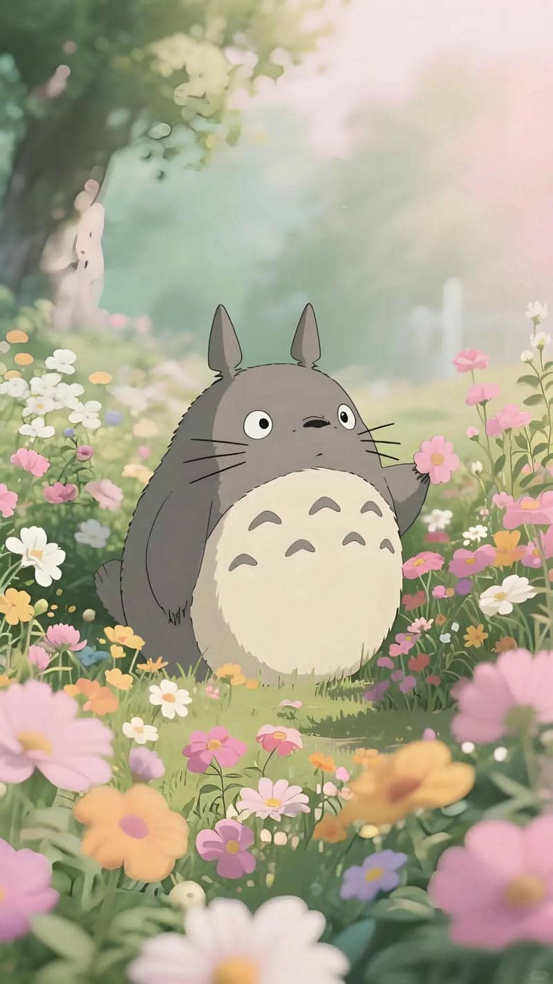 hình nền điện thoại cute totoro