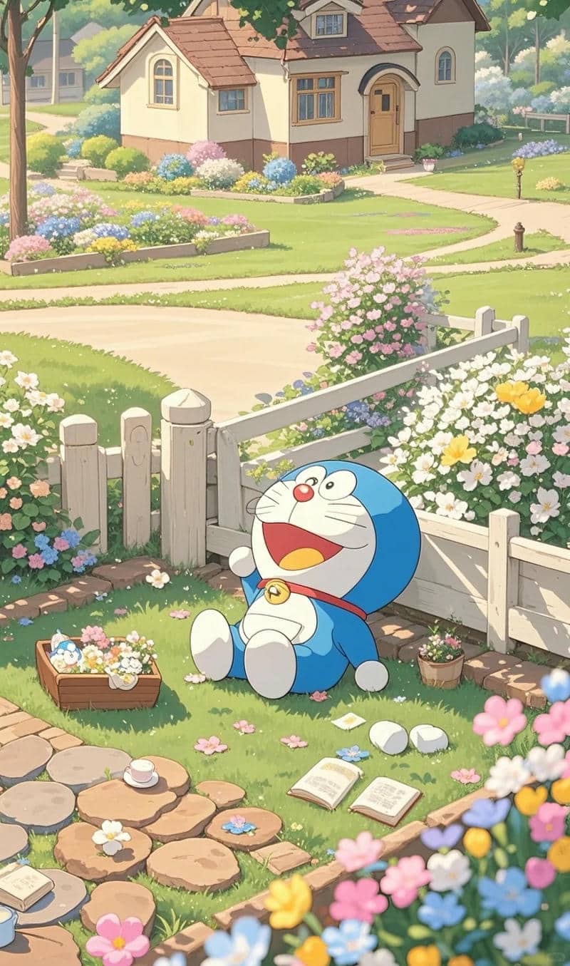 hình nền điện thoại doraemon