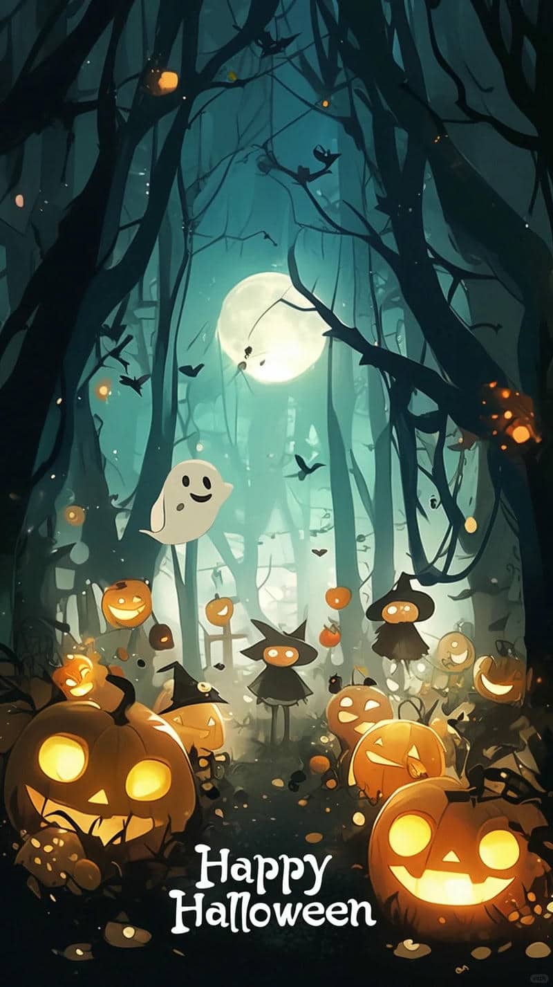 hình nền điện thoại halloween