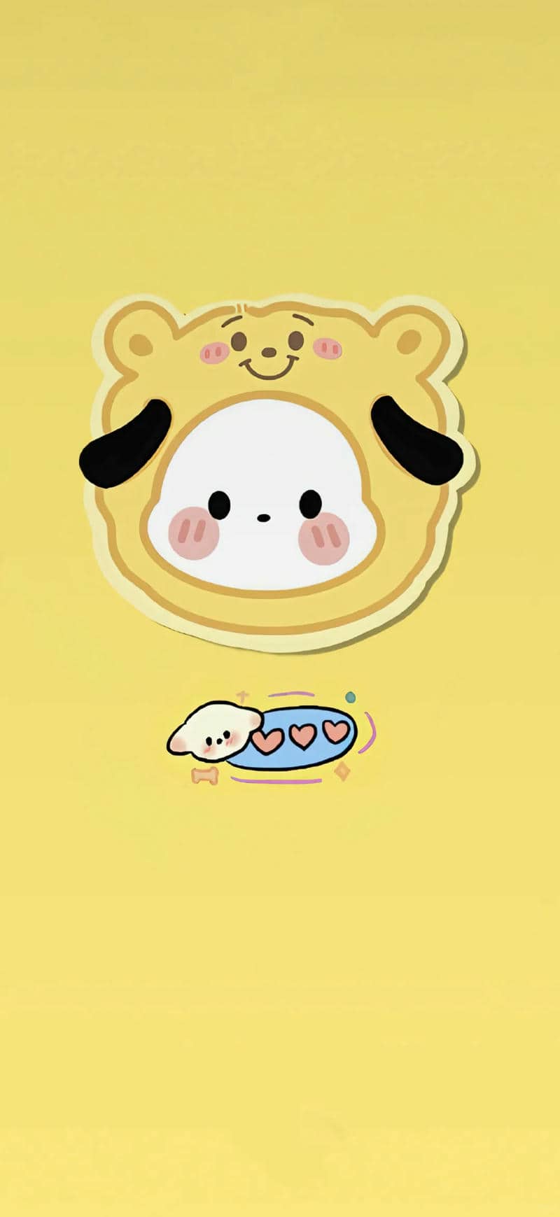 hình nền điện thoại màu vàng cute