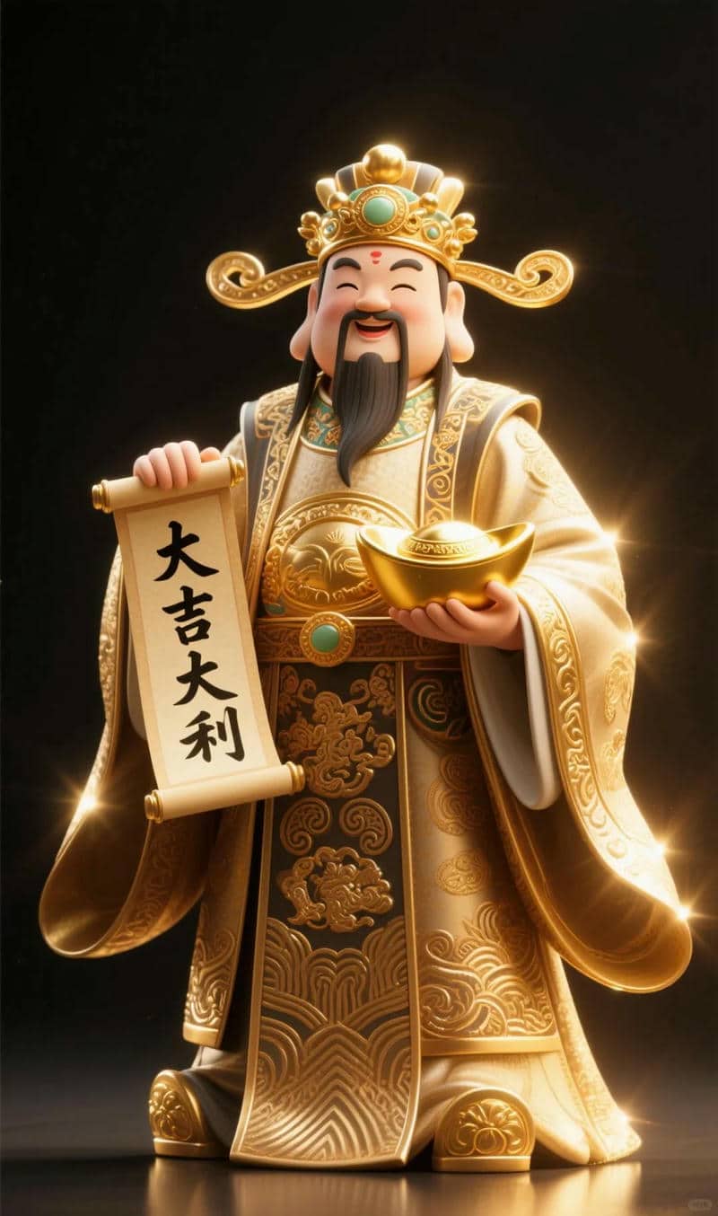 hình nền điện thoại ông thần tài