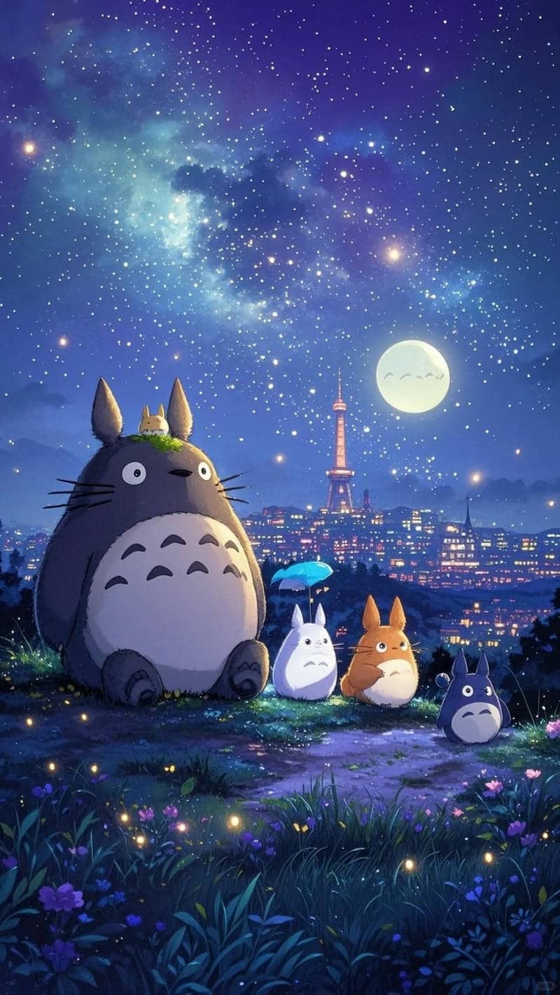 hình nền điện thoại totoro