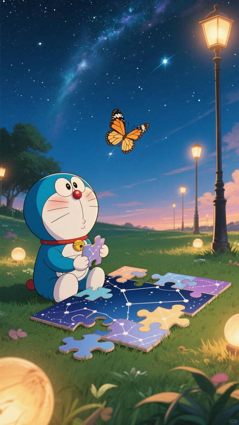 hình nền doremon ngầu