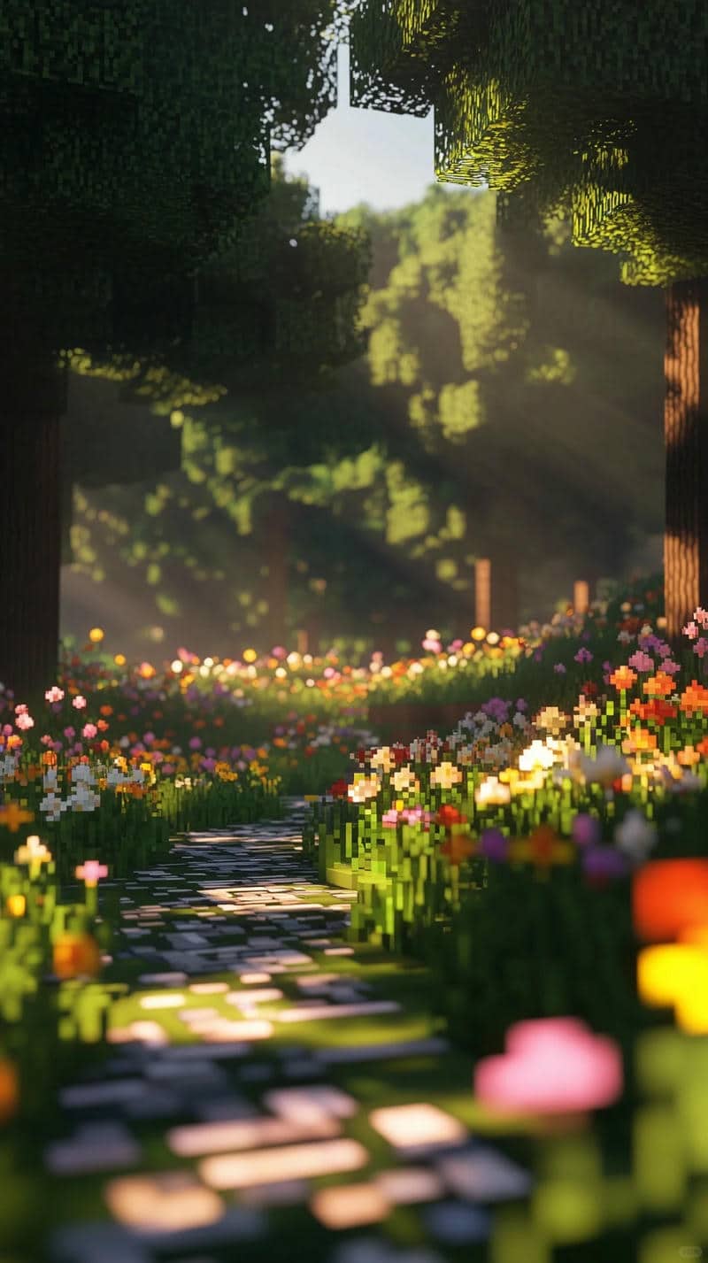 hình nền đt minecraft chill