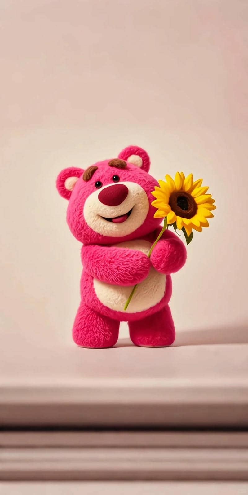 hình nền gấu dâu cute 3d