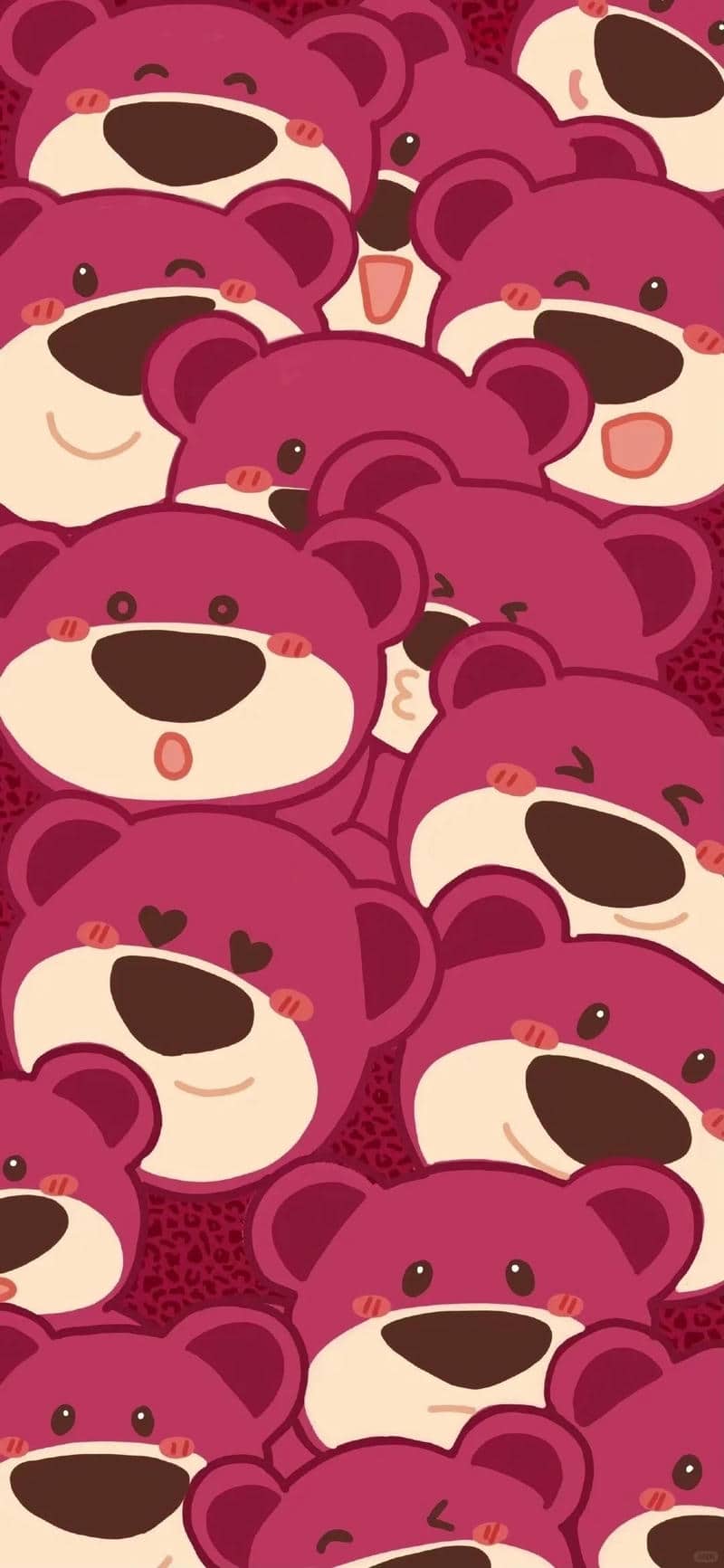 hình nền gấu dâu lotso