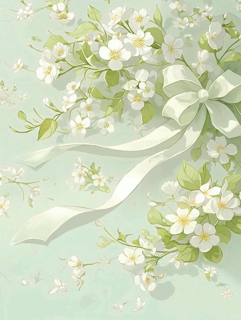 hình nền hoa nhài nhẹ nhàng
