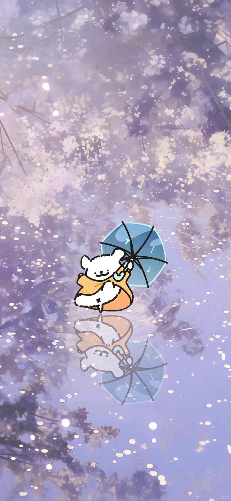 hình nền màu tím cute