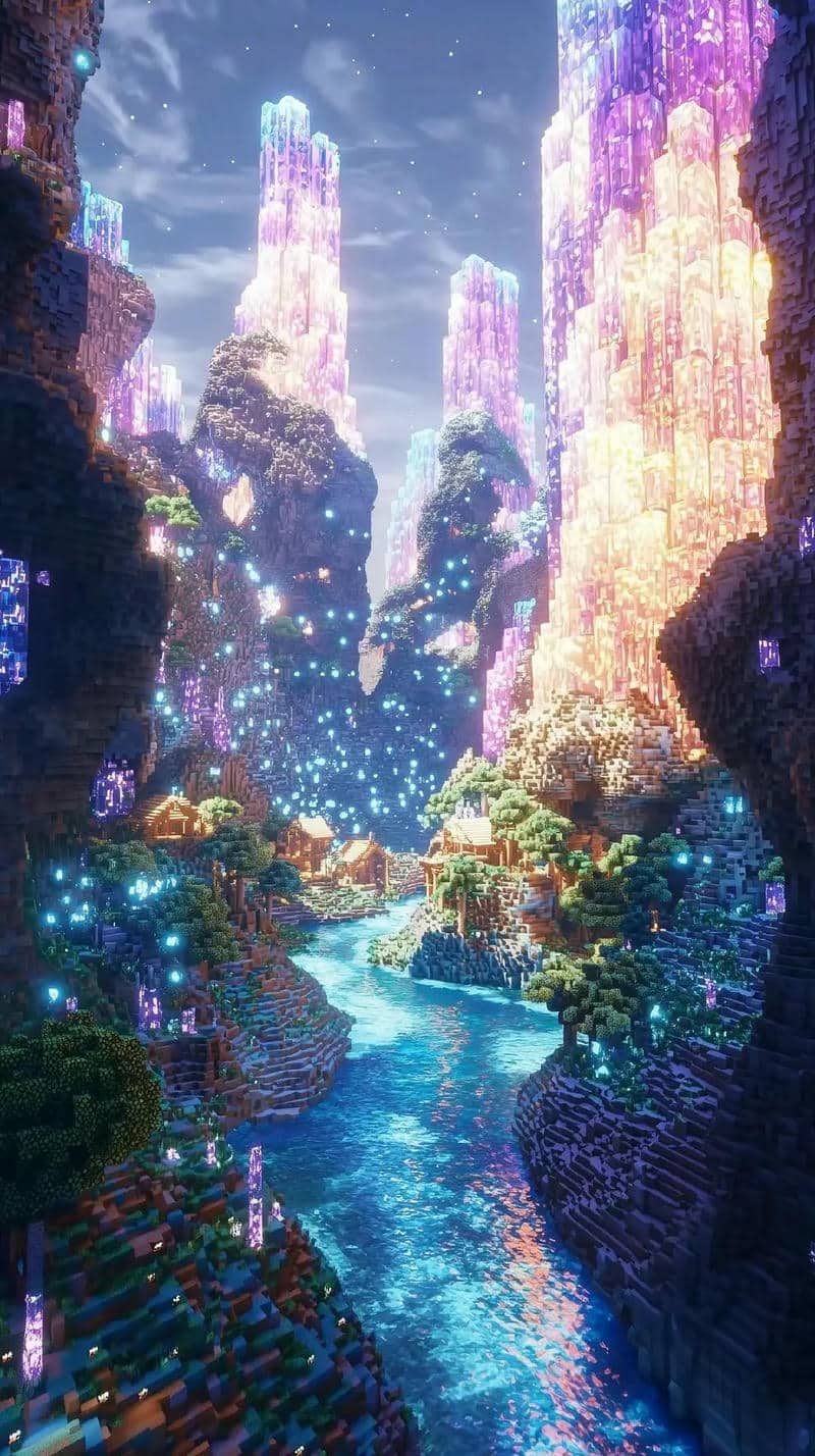 hình nền minecraft cho điện thoại
