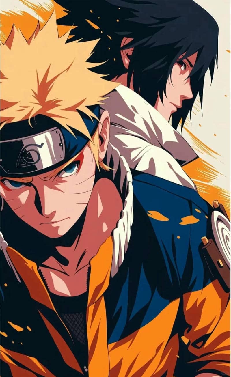 hình nền naruto và sasuke