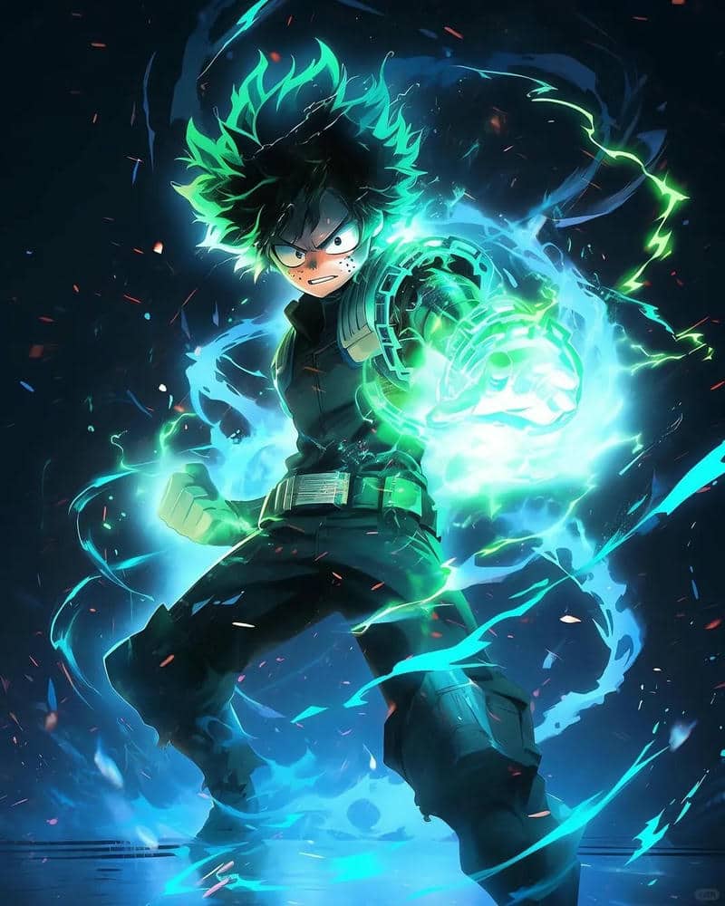 hình nền ngầu deku