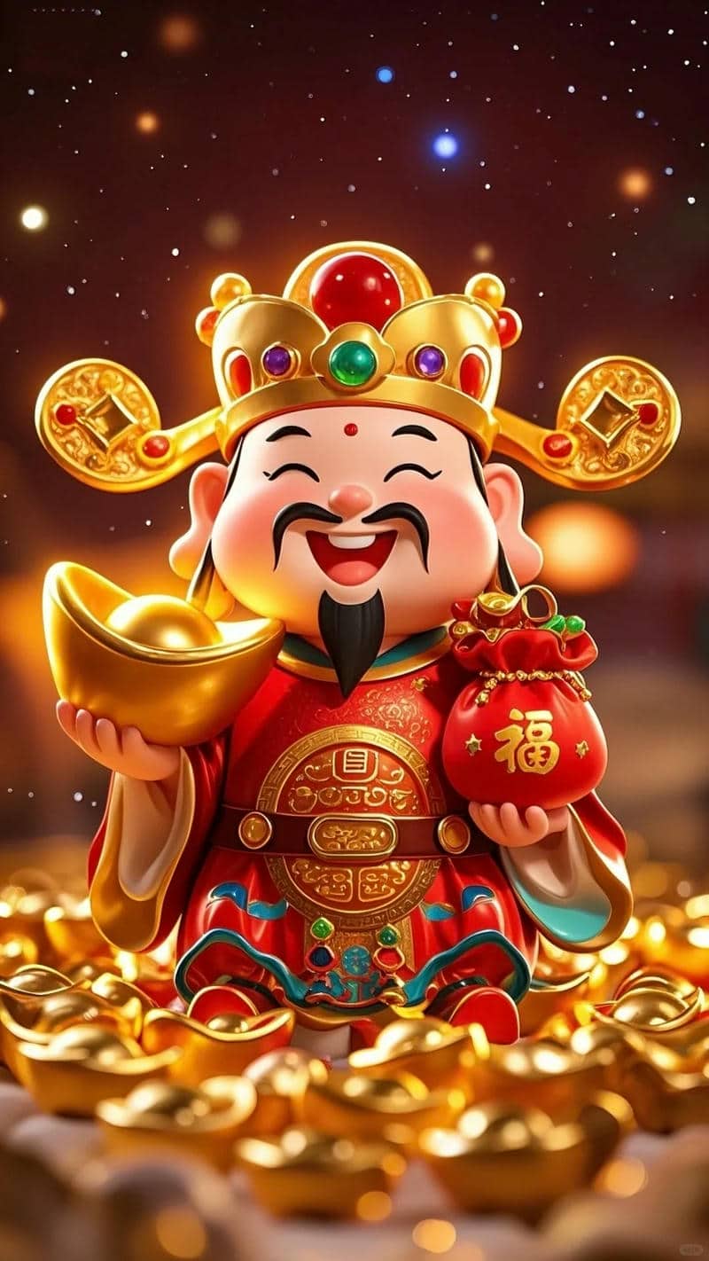 hình nền ngũ lộ thần tài