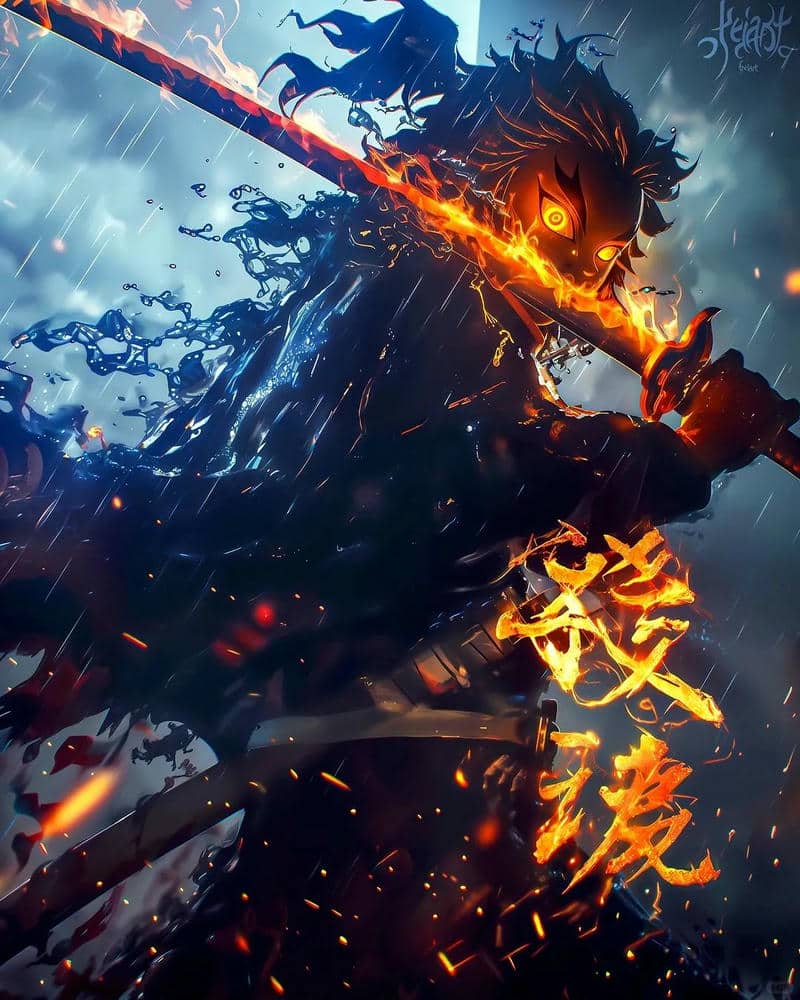 hình nền rengoku ngầu