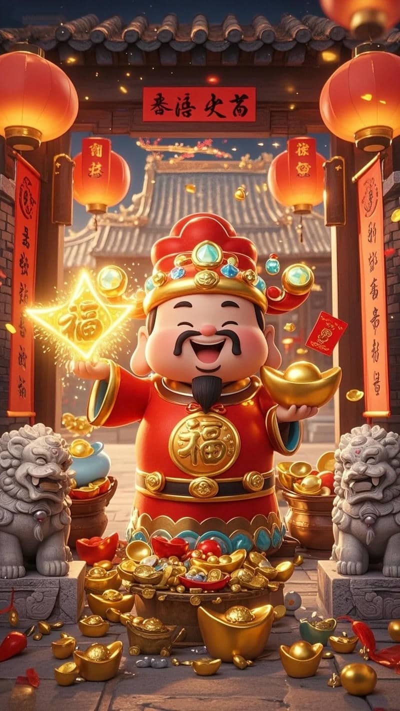hình nền thần tài 4k