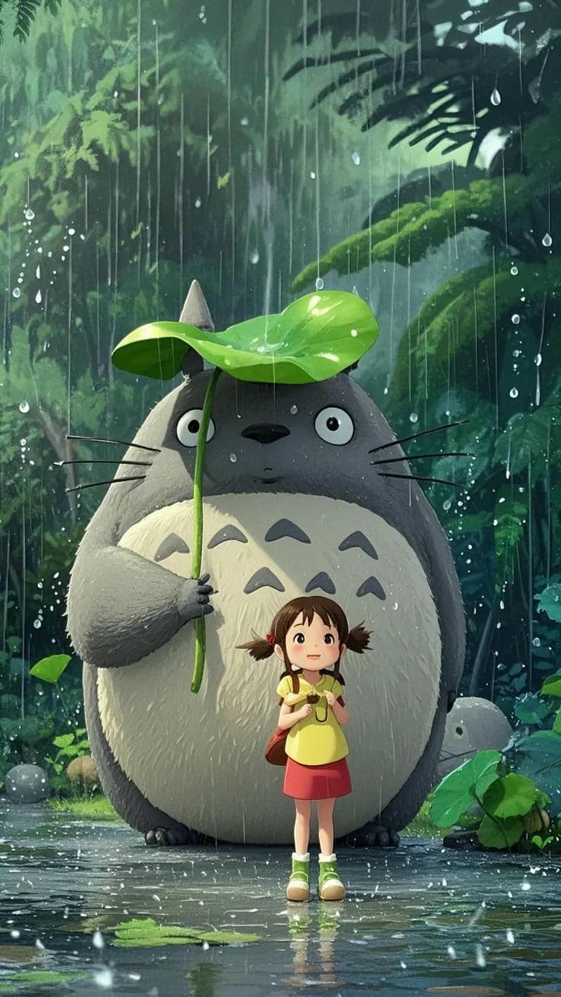hình nền totoro cute