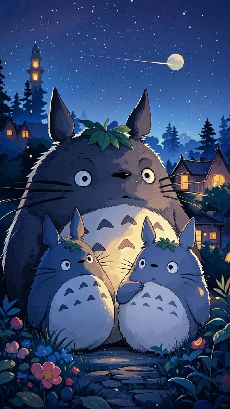 hình nền totoro đáng yêu
