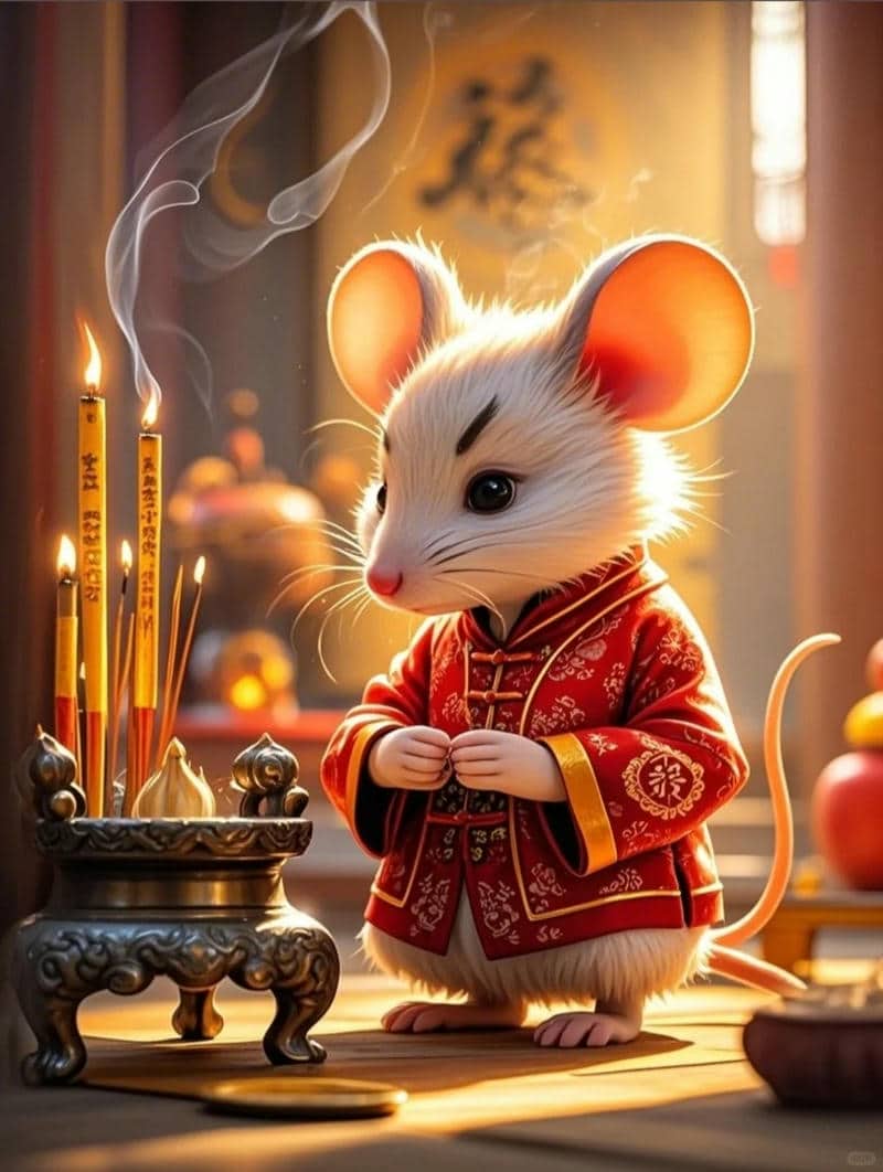 hình nền tuổi tý cute