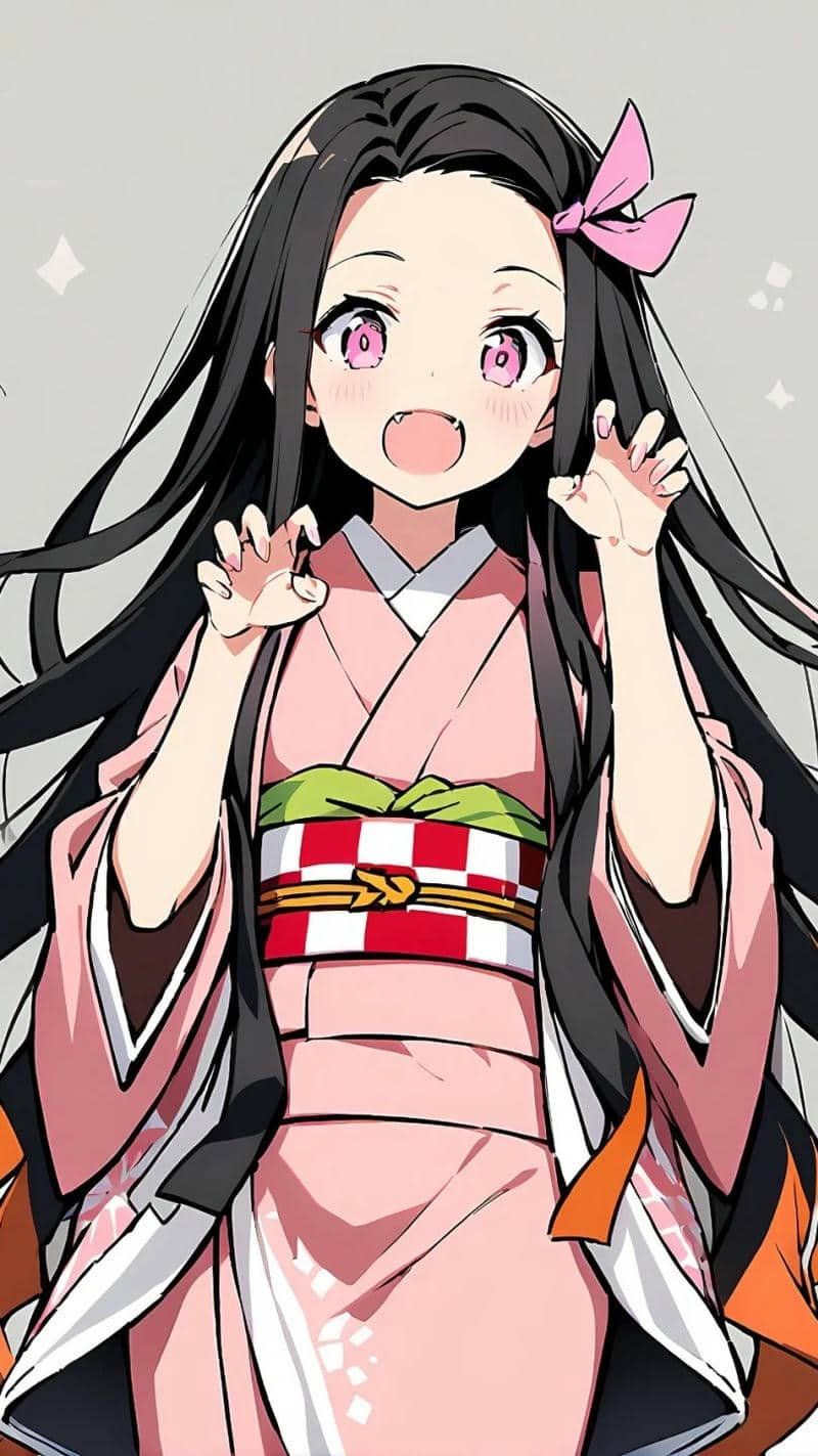 hình nezuko cute