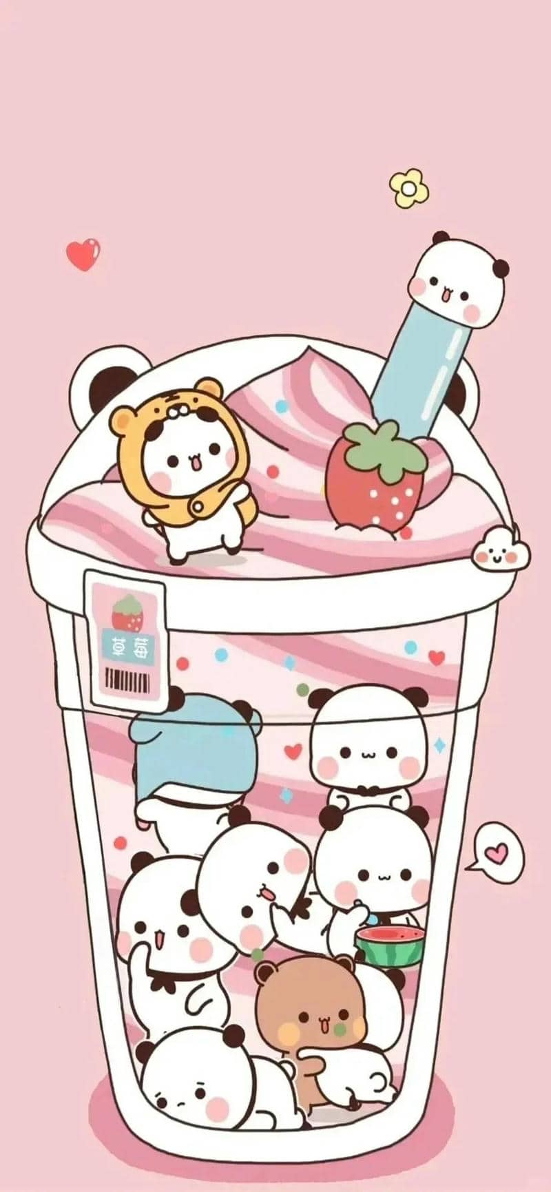 hình trà sữa cute dễ vẽ
