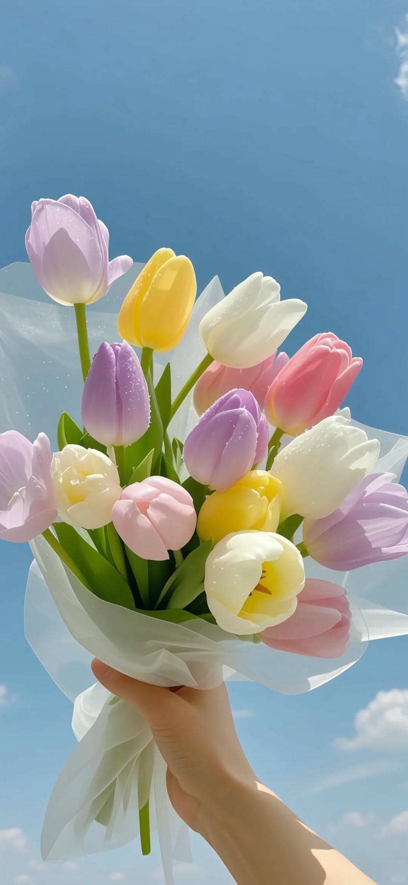 hoa tulip cute