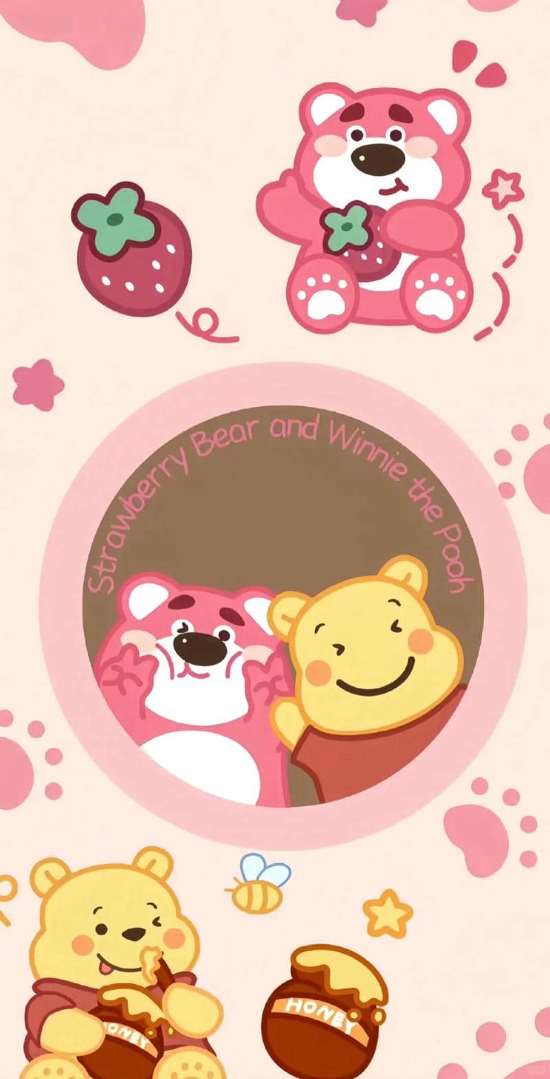 lotso hình nền gấu dâu cute