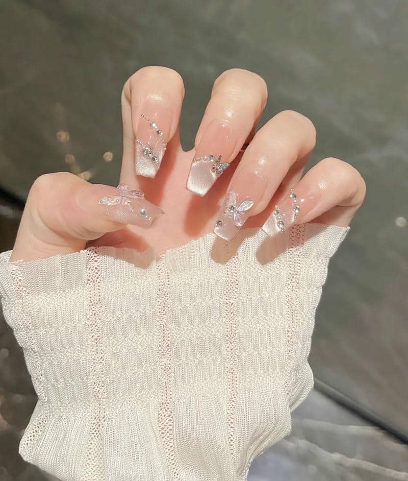 mẫu nail bánh bèo