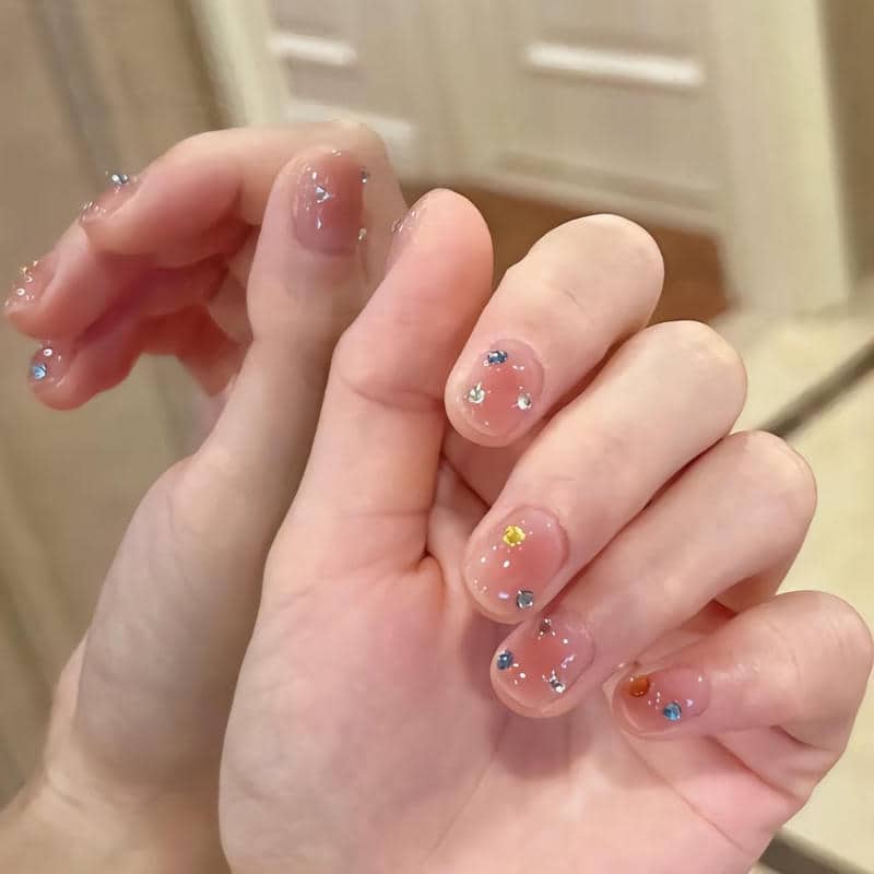 mẫu nail cho học sinh cấp 2