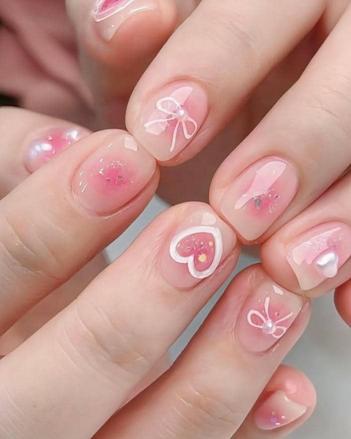 mẫu nail cute đáng yêu