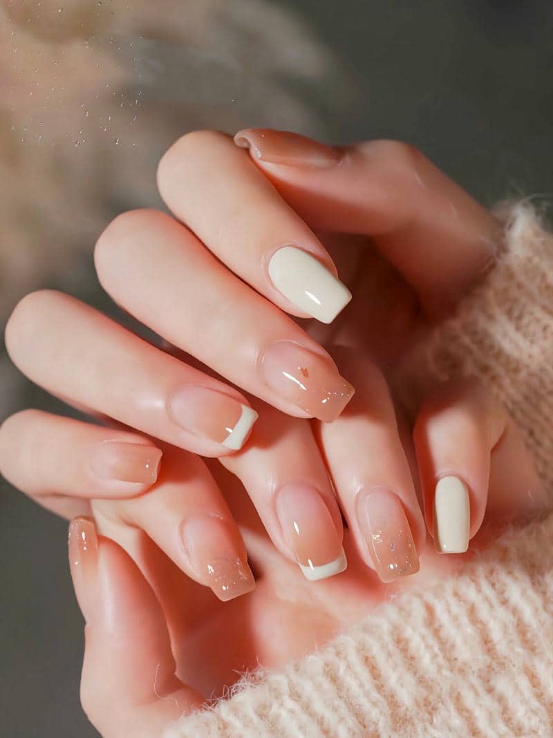 mẫu nail đơn giản cho học sinh