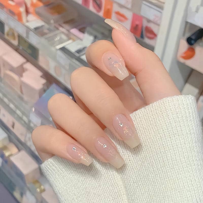 mẫu nail đơn giản nhẹ nhàng
