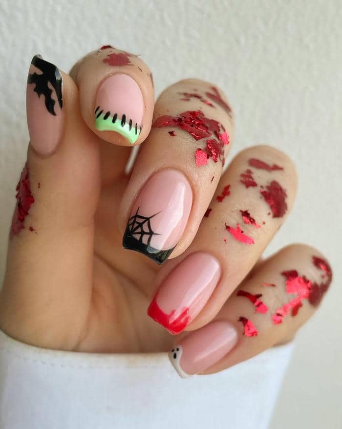 mẫu nail halloween đáng yêu